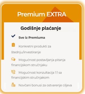 Premium EXTRA - godišnje plaćanje