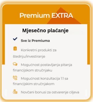 Premium EXTRA - mjesečno plaćanje
